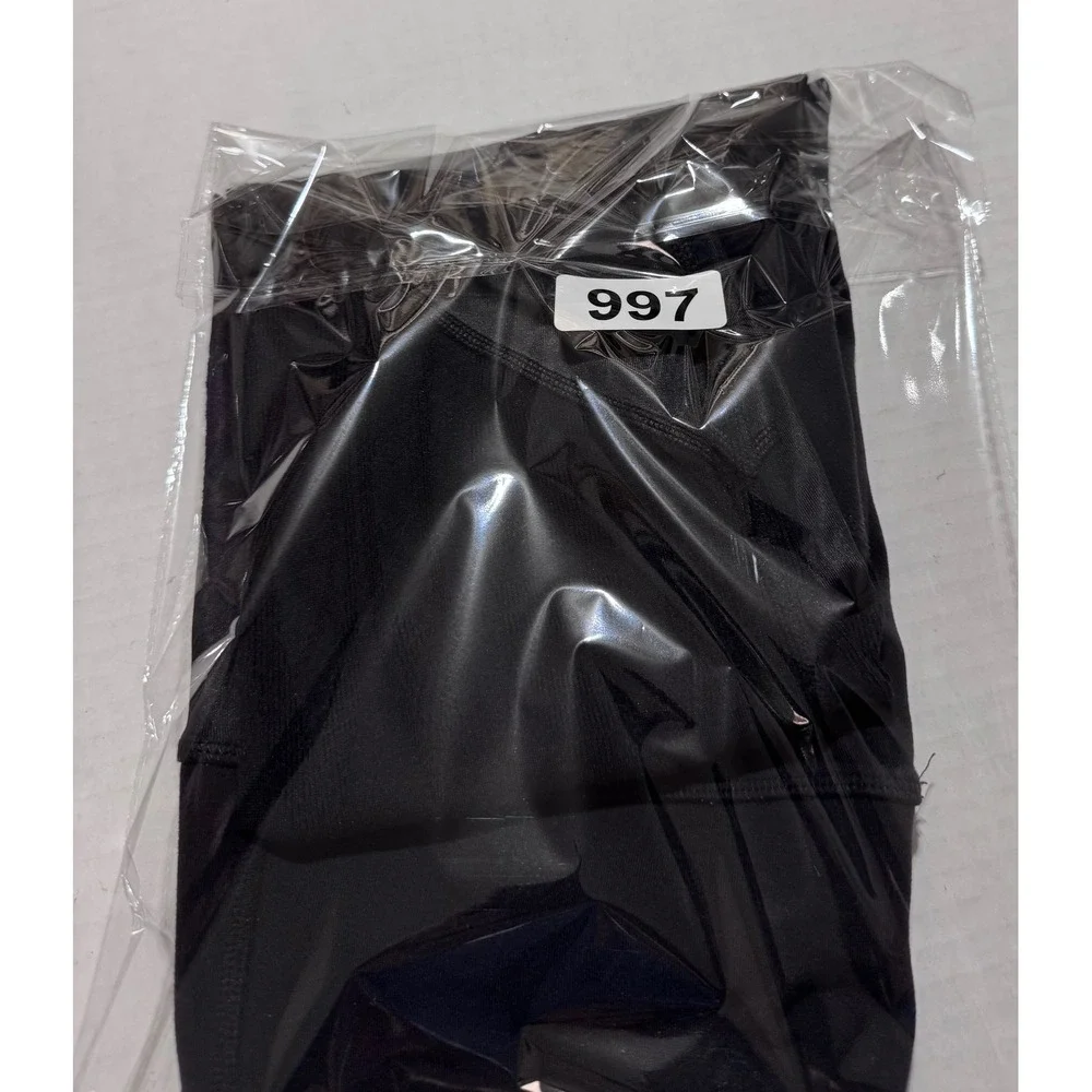 Alo Yoga Womens Black Mesh Moto Mixed Media‎ Activewear Leggings Size Small?